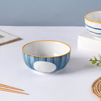 Polka Dot Ceramic Soup Bowl Nitori 250ml