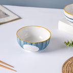 Polka Dot Ceramic Soup Bowl Nitori 250ml