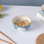 Polka Dot Ceramic Soup Bowl Nitori 250ml