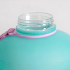 AquaBurst Large Capacity Gym Water Bottle Ombre Pink Turquoise 2200ml