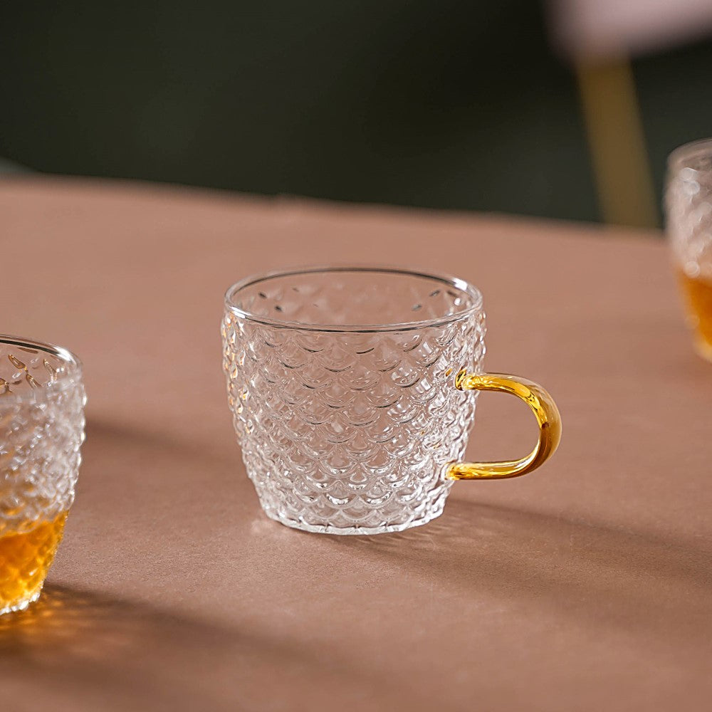 Glass Teacup Set of 6