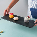Black Rectangular Platter