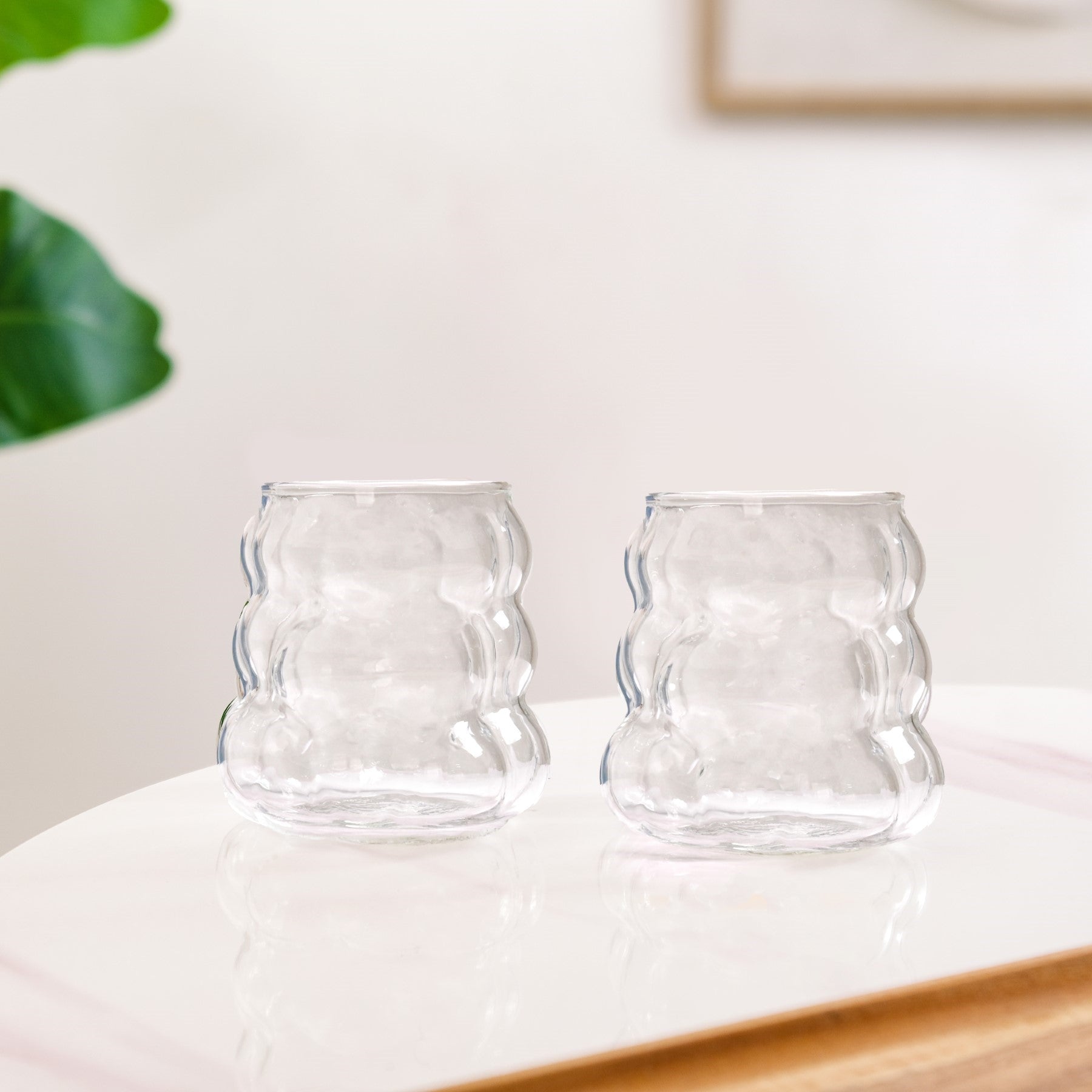 Bubble Cloud Glass Set Of 2 400ml