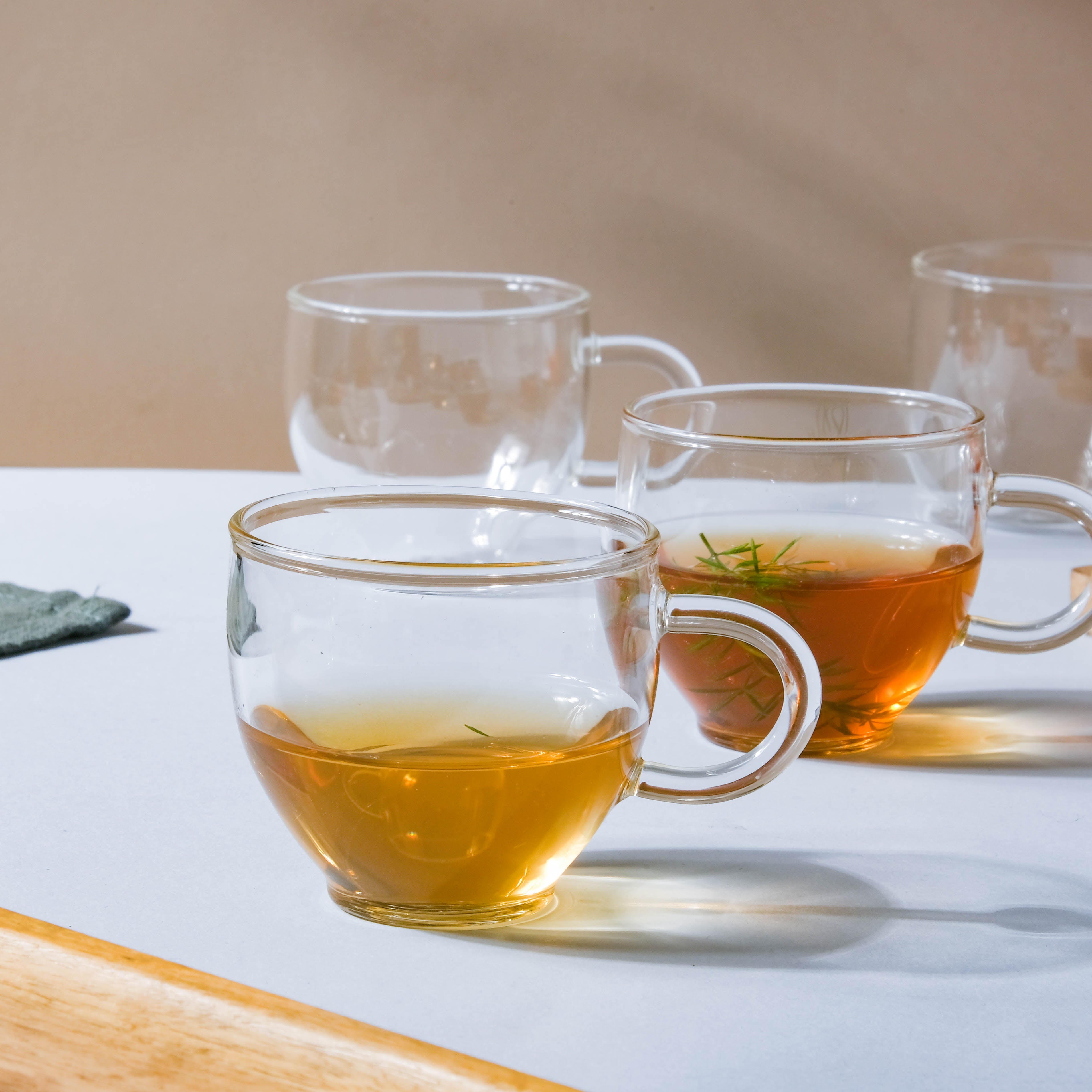 Elegant Glass Cup Set of 6