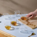 Elegant Glass Cup Set of 6