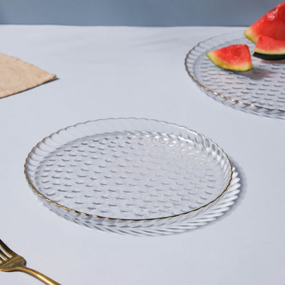 Glass Snack Plate