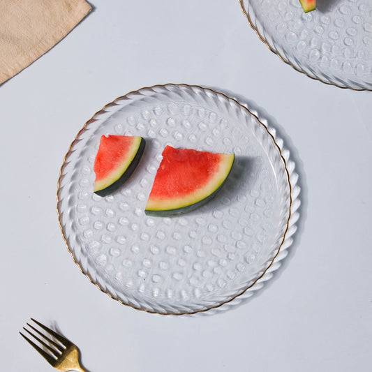Glass Snack Plate