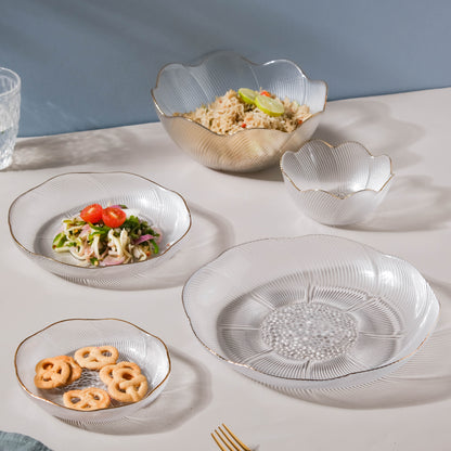 Glass Salad Plate