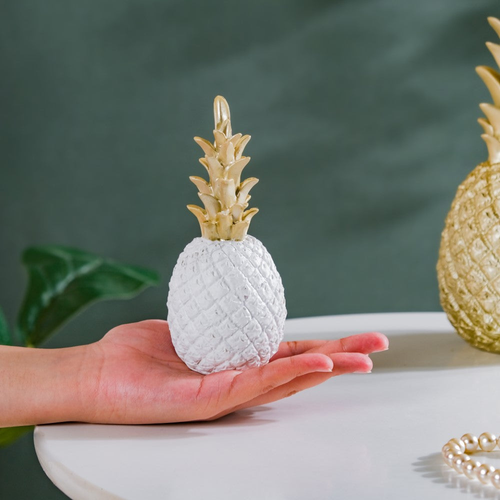Pineapple Decor White Small