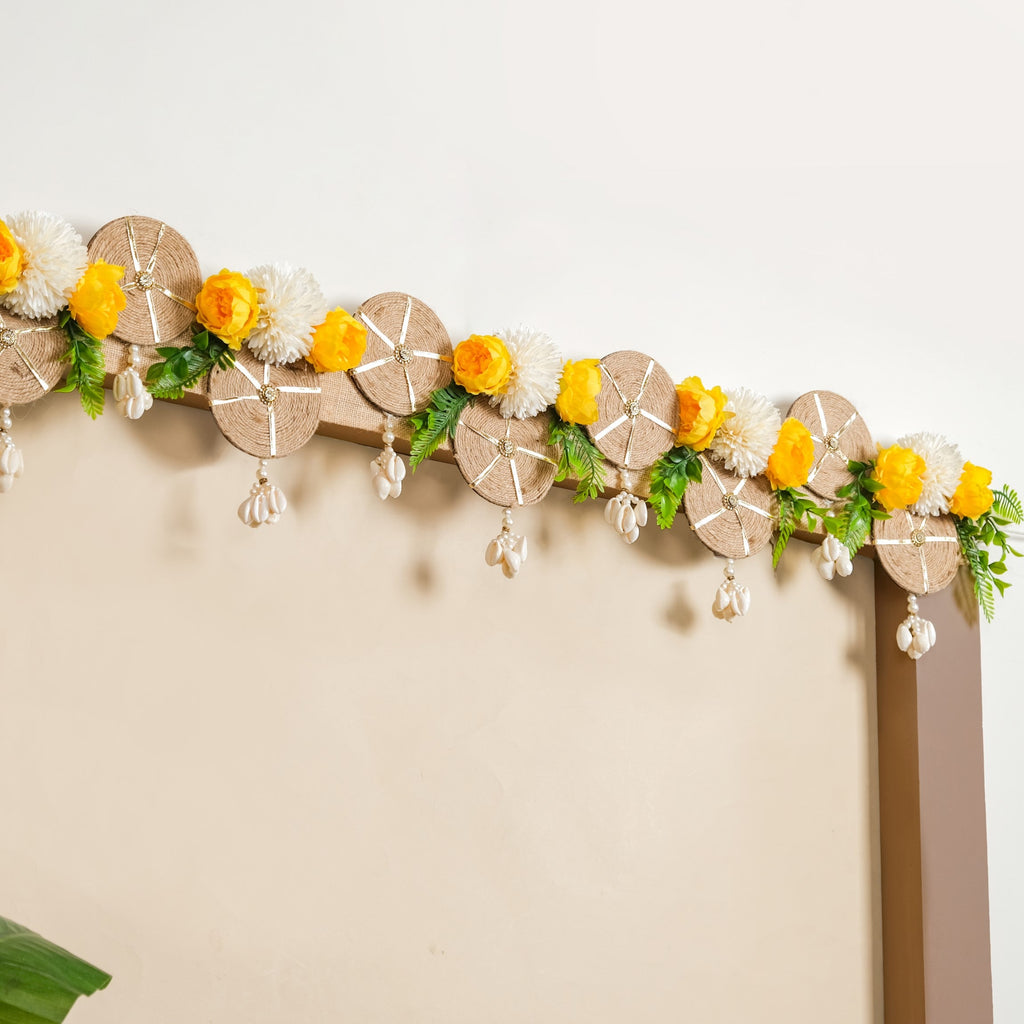 Auspicious Blossom Wall Toran For Festivities