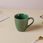 Forest Green Gloss Stoneware Coffee Mug 300 ml