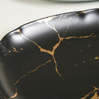 Rectangular Ceramic Serving Plate With Handle