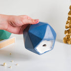 Blue Abstract Plant Pot