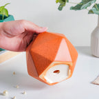 Orange Abstract Plant Pot