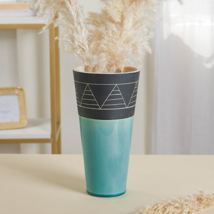 Blue Contemporary Vase
