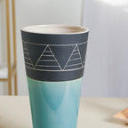 Blue Contemporary Vase