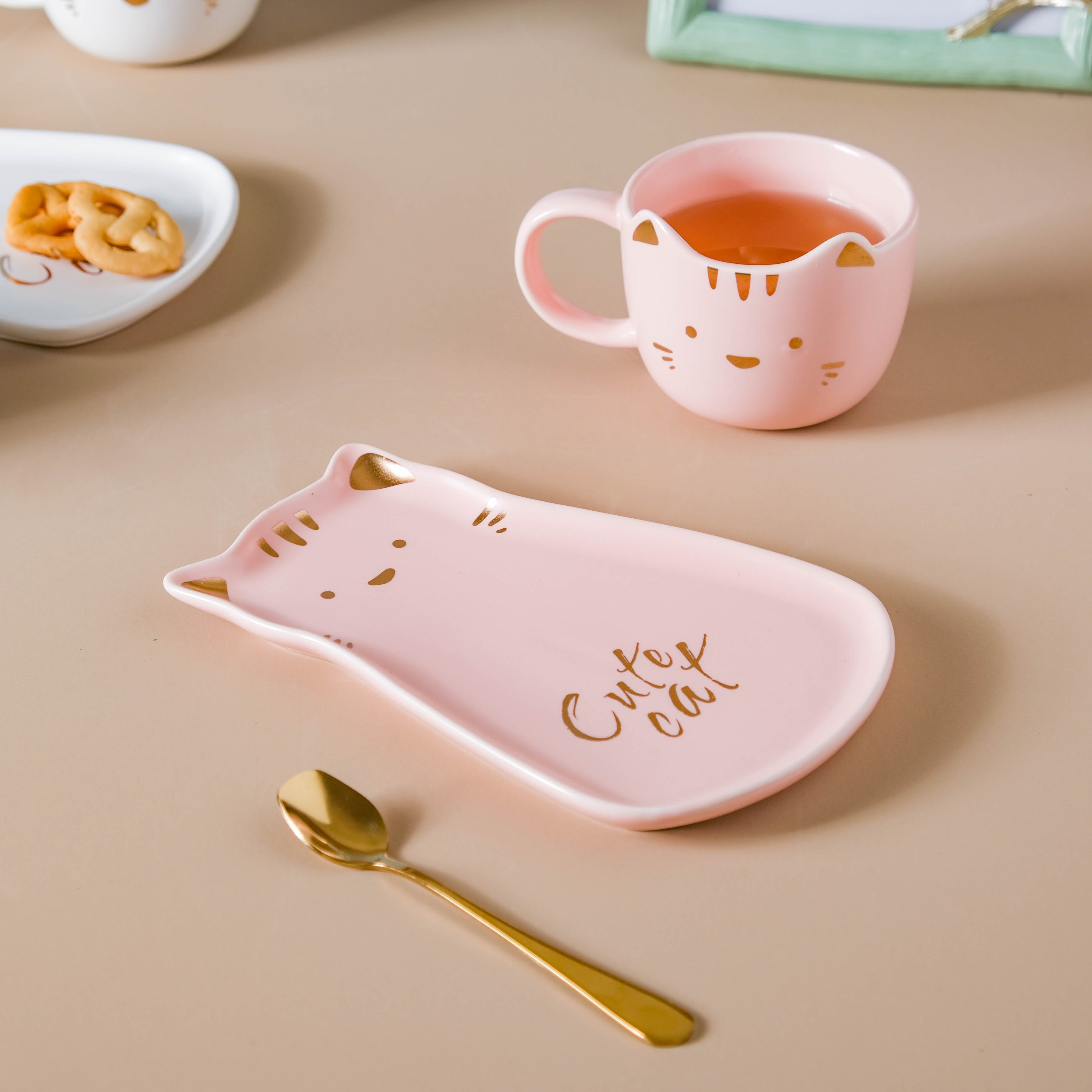 Kitten Mug And Plate