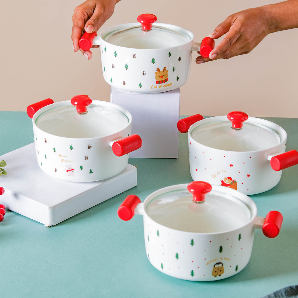 Patterned Bowl With Lid