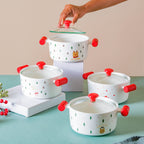 Patterned Bowl With Lid