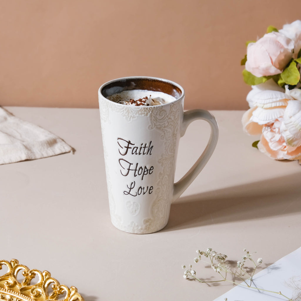 Cream And Sugar Glaze Mug 400ml