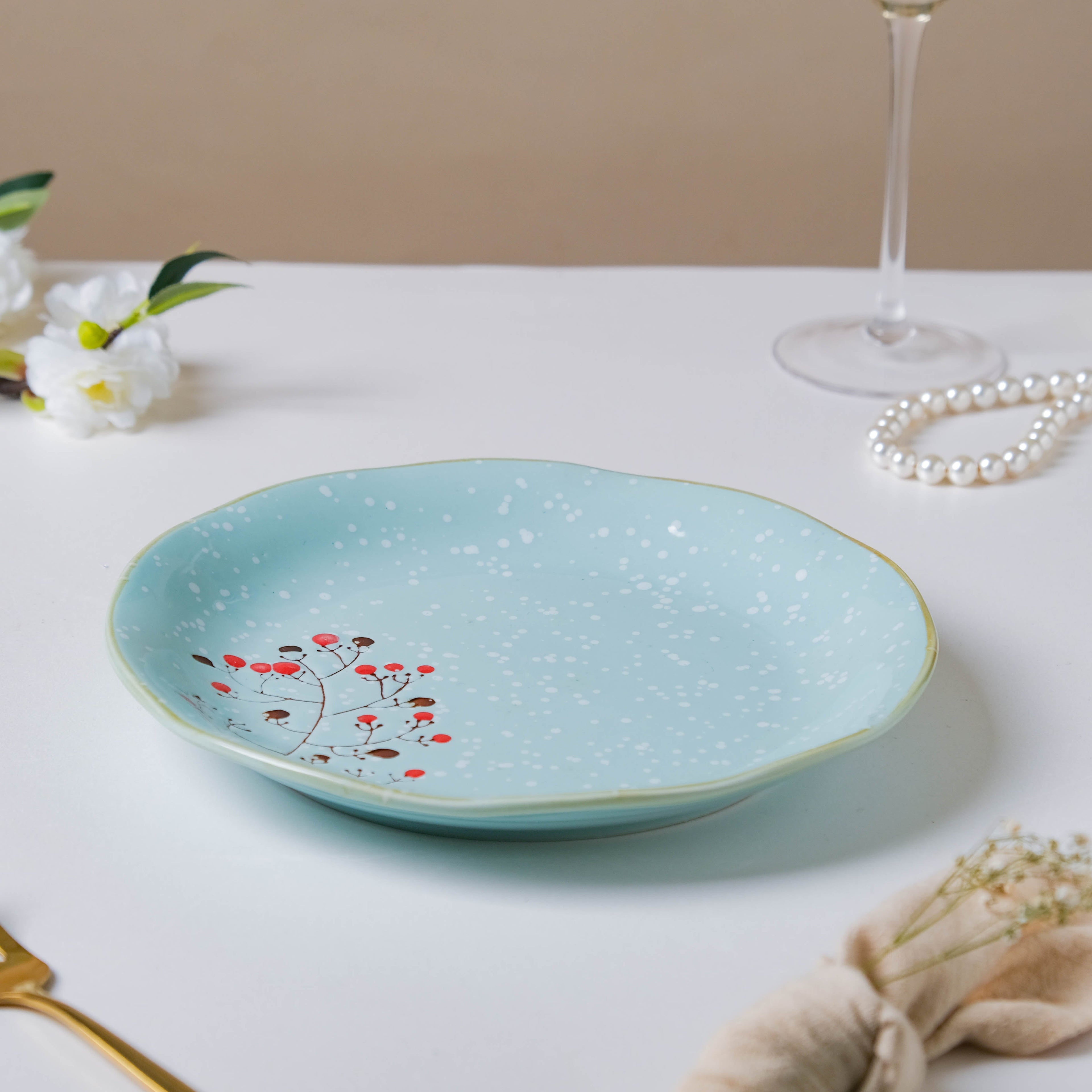 Cherry Gloss Dinner Plate 9 Inch