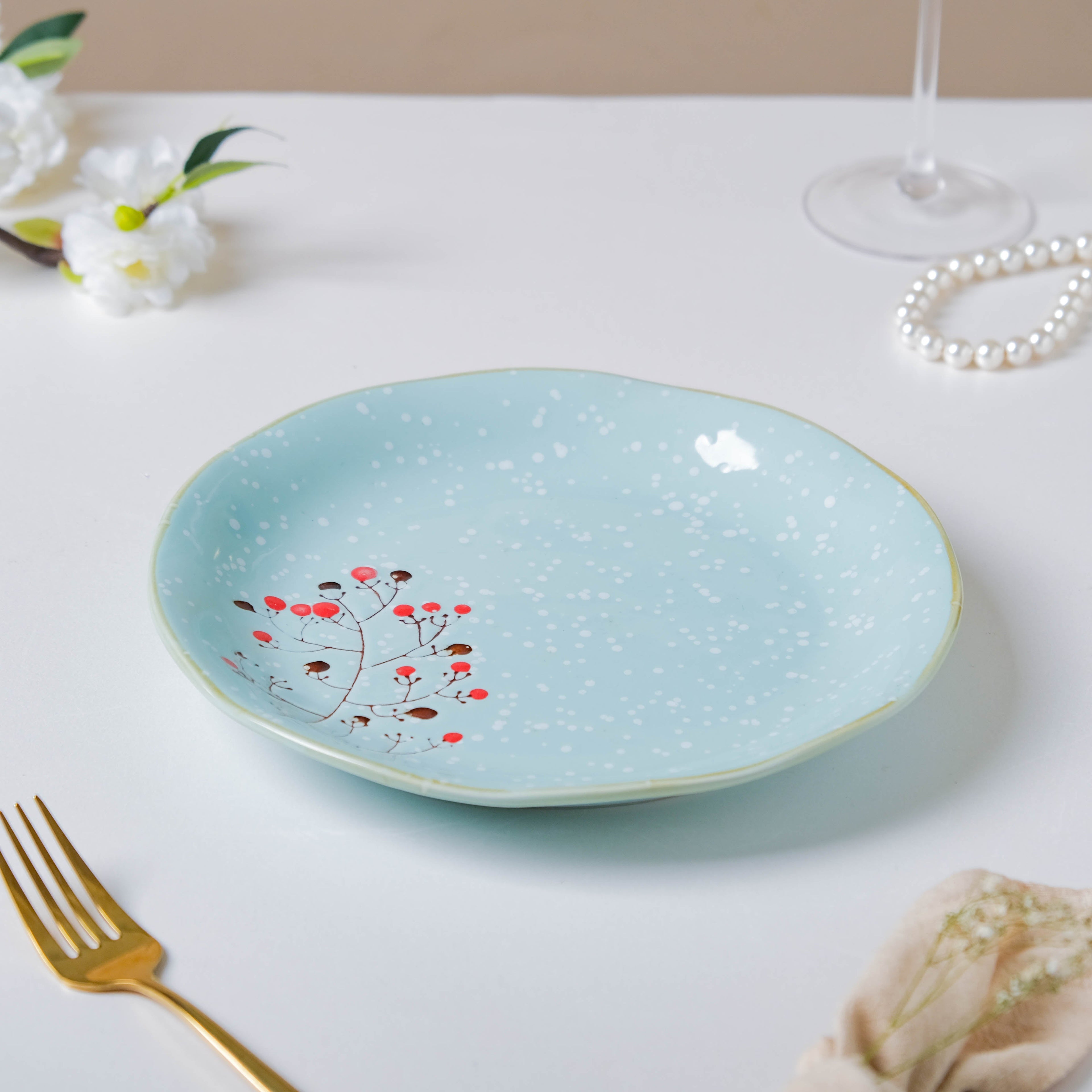 Cherry Gloss Dinner Plate 9 Inch