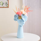 Charming Lady Blue Vase