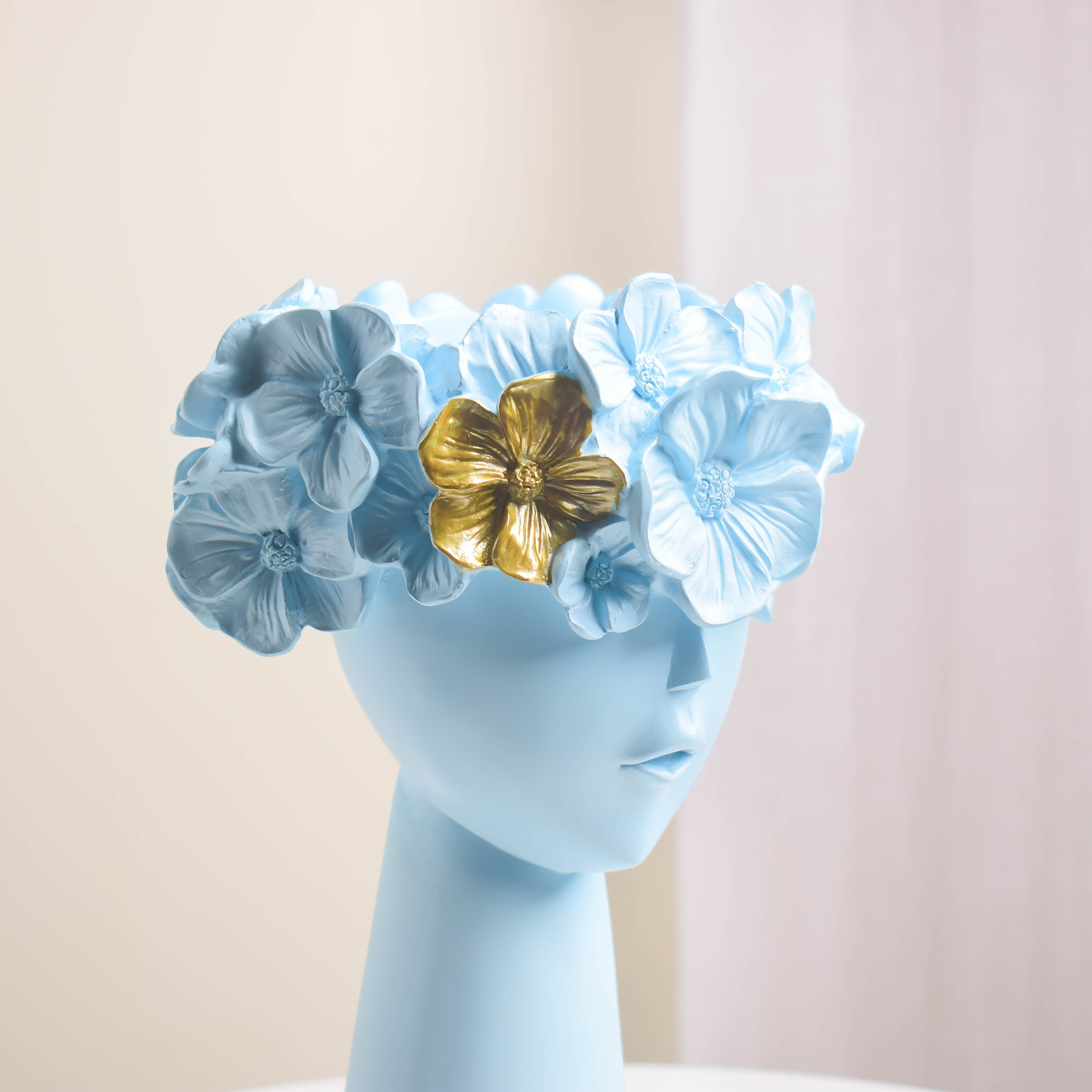 Charming Lady Blue Vase