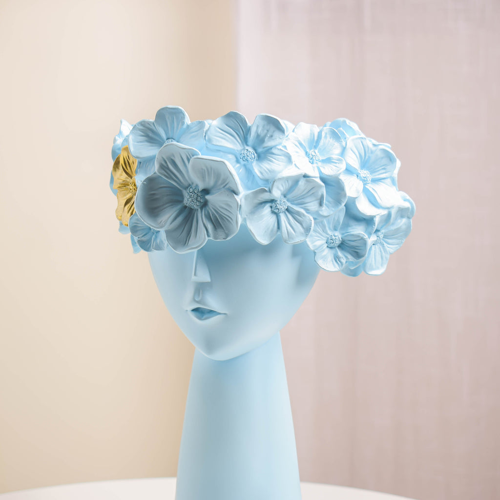 Charming Lady Blue Vase