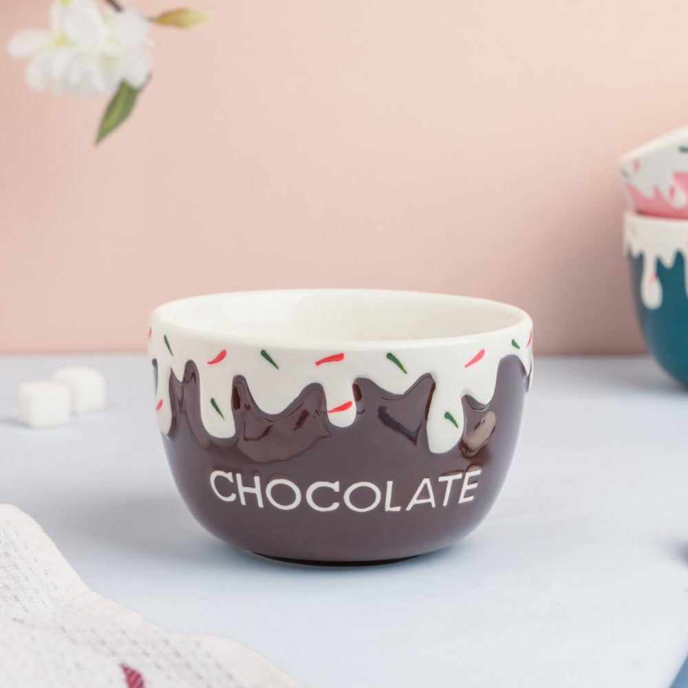 Chocolate Side Bowl Brown 400 ml