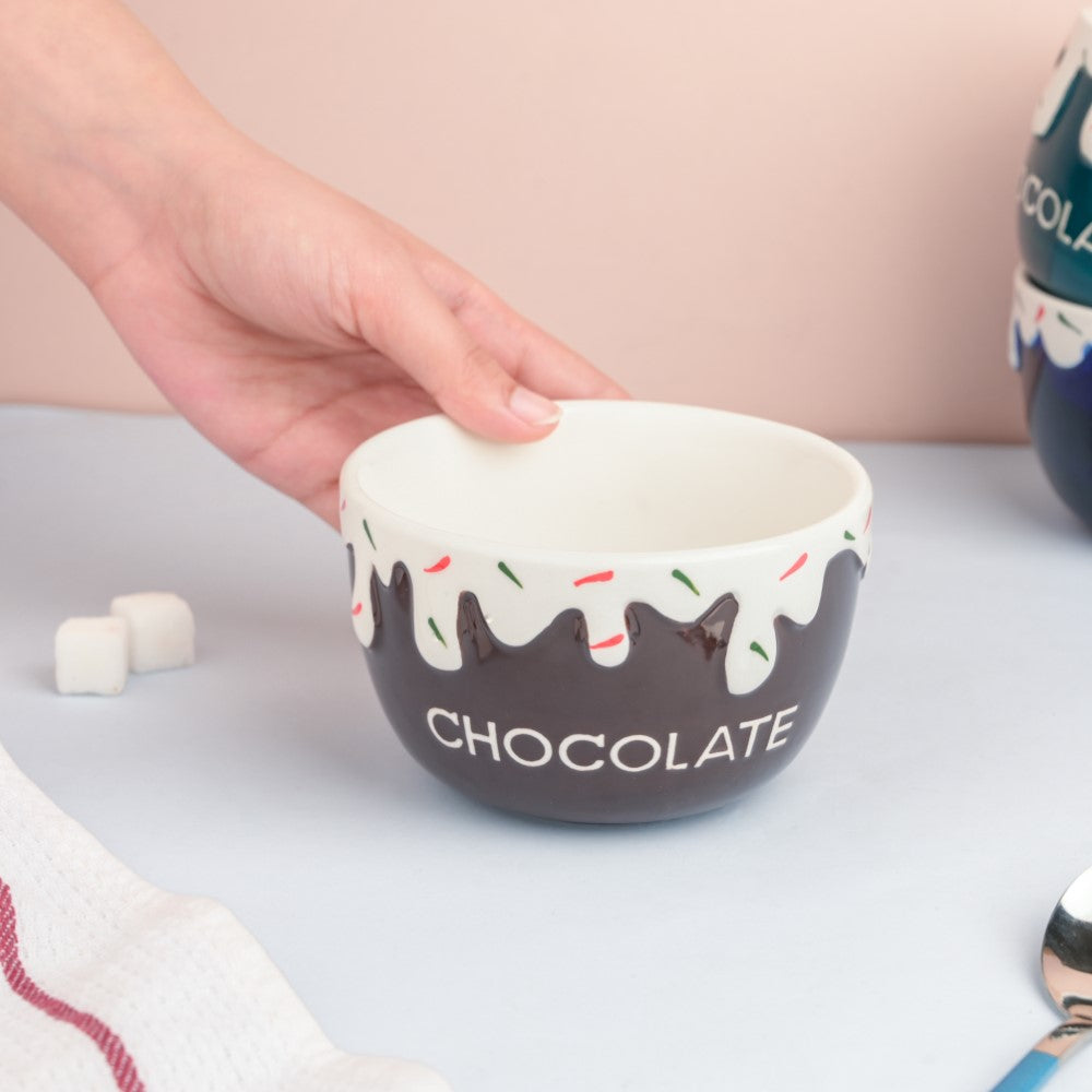 Chocolate Side Bowl Brown 400 ml