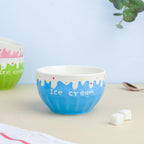 Blue Strawberry Ice Cream Bowl 400 ml
