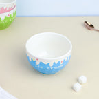 Blue Strawberry Ice Cream Bowl 400 ml