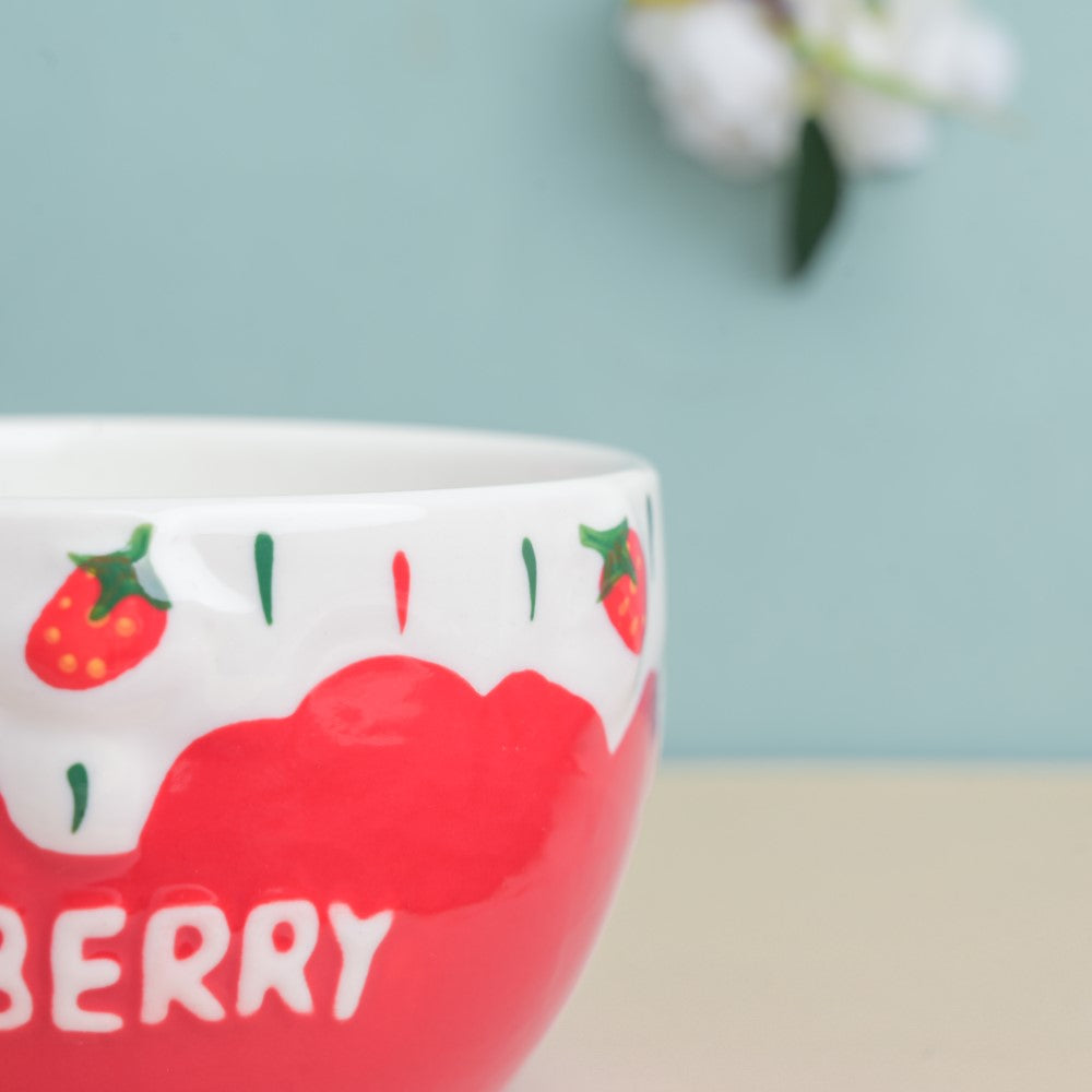Red Strawberry Side Bowl 400 ml