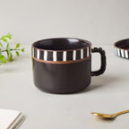 Monochrome Black And White Cup 200 ml
