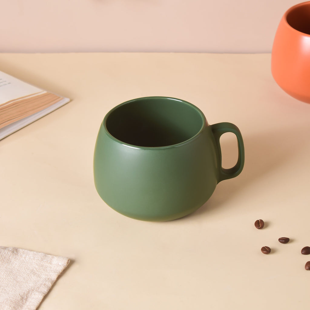 Bottle Green Round Cup 350 ml