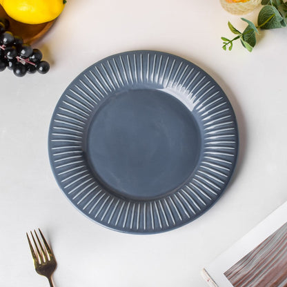 Royal Dinner Plate Greyish Blue Large 9.5 Inch