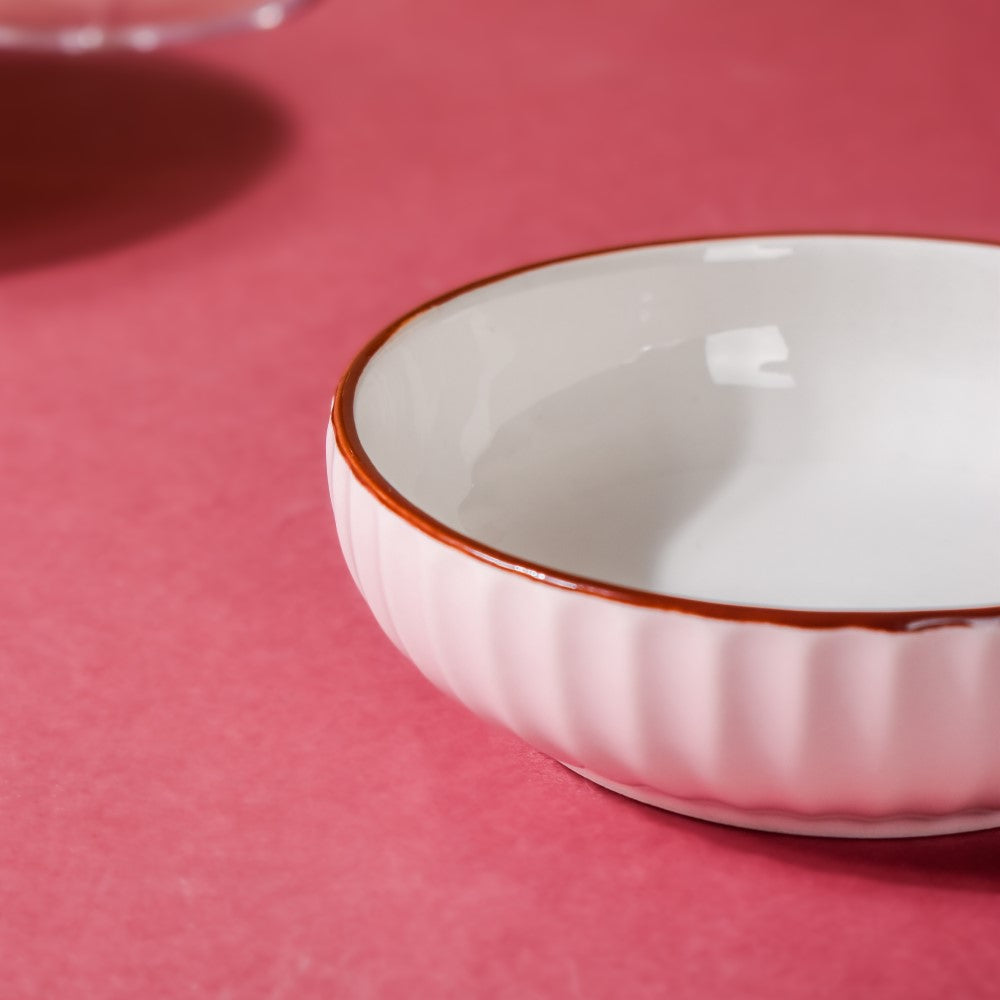 Dune Dessert Plate Pink