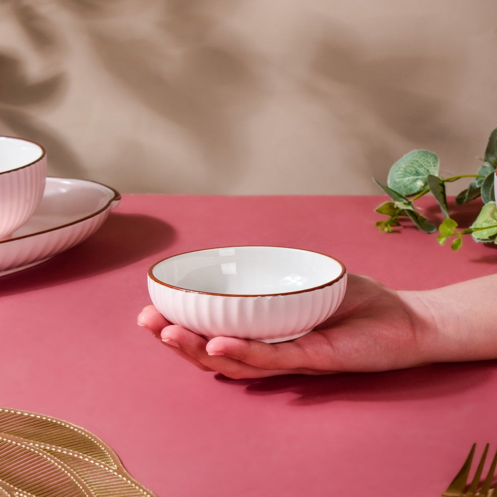 Dune Dessert Plate Pink