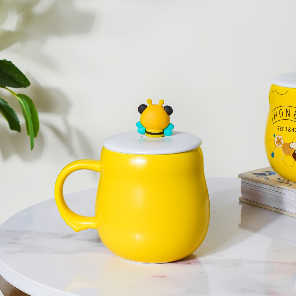 Bee Mine Coffee Mug Yellow 350 ml