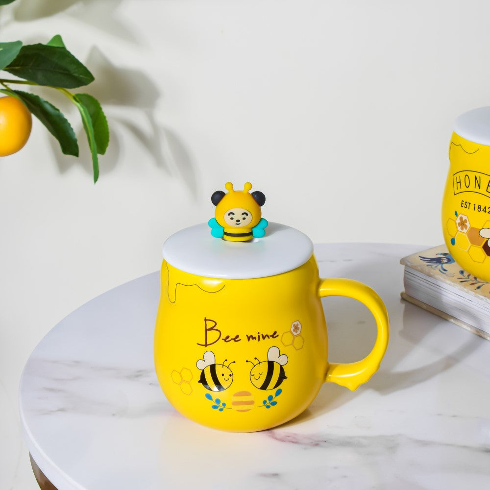 Buzzy Bee Mine Coffee Mug Yellow 350 ml