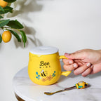 Bee Mine Coffee Mug Yellow 350 ml