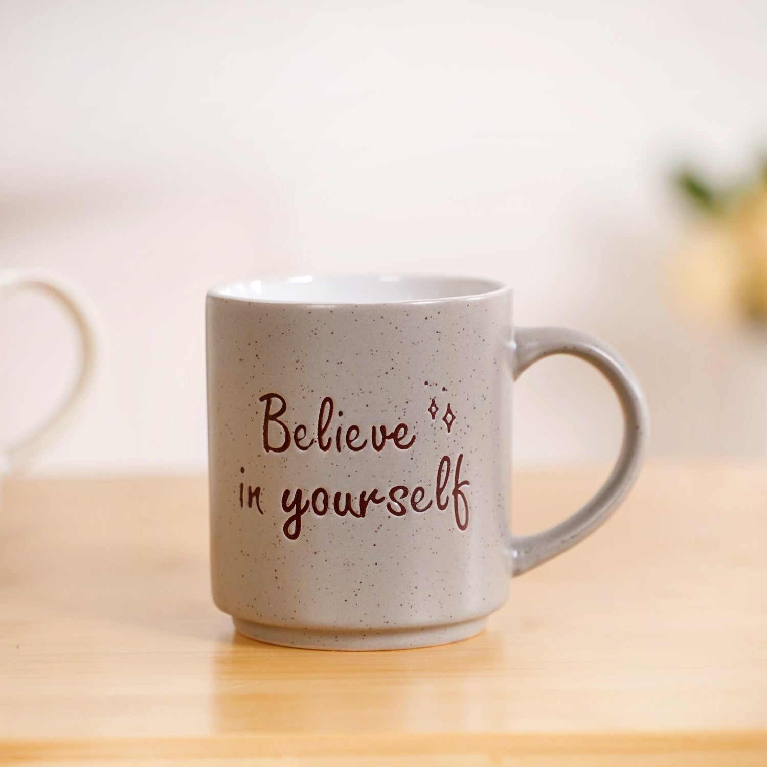 Daily Motivation Quotes Stackable Mugs Set Of 4 280ml
