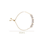 Dainty Bows Gold Chain Bracelet