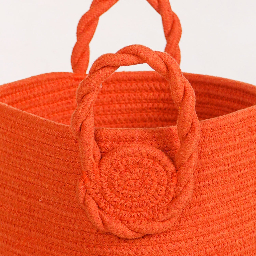 Dainty Dual Colour Storage Basket 26cm