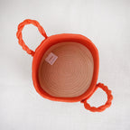 Dainty Dual Colour Storage Basket 26cm