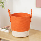 Dainty Dual Colour Storage Basket 26cm