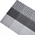 Dark Grey And Black Mat Set Of 6