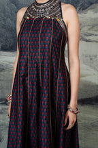 Dark Violet Anarkali Set | BARODA