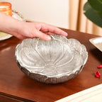 Decorative Metal Flower Bowl Urli